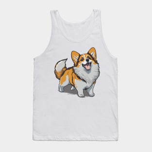 Corgi Portrait Tank Top